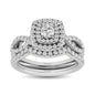 14KT White Gold 1Ct.Tw. Diamond keyani Bridal Ring