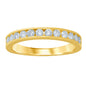 14KT 0.46-0.55CT D-LADIES BAND