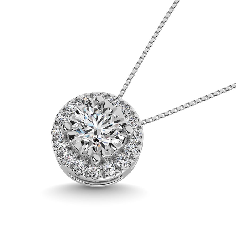 Diamond 1/20 ct tw Fashion Pendant in Sterling Silver