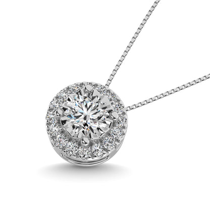 Diamond 1/20 ct tw Fashion Pendant in Sterling Silver