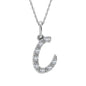 Diamond 1/8 Ct.Tw. Letter C Pendant in 10K White Gold