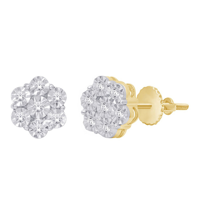 10K 0.31-0.36CT D-EARRINGS