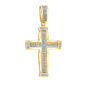 SPL PRICE 10KT 0.22-0.27CT D-CHARM "CROSS"