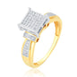 10K 0.21-0.22CT D-LADIES MICROPAVE RINGS