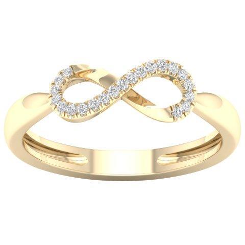 10K 0.05CT D-LADIES RINGS