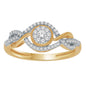 10K 0.25CT D-LADIES RINGS