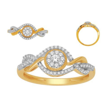 10K 0.25CT D-LADIES RINGS