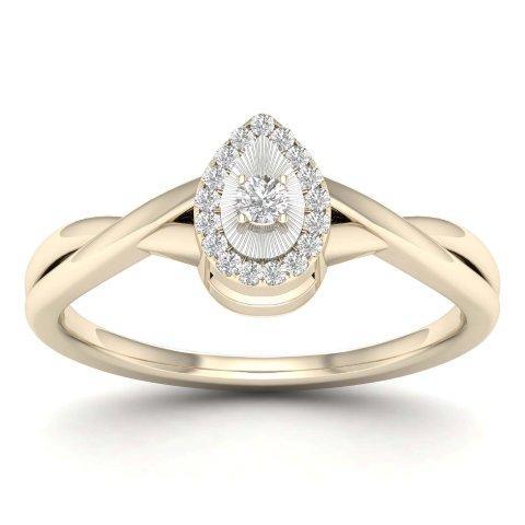 10K 0.09CT D-LADIES RINGS