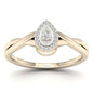 10K 0.09CT D-LADIES RINGS