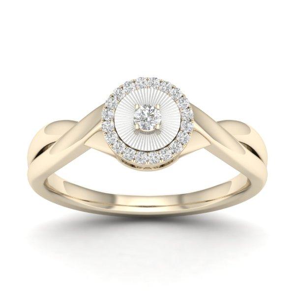 10K 0.12CT D-LADIES RINGS