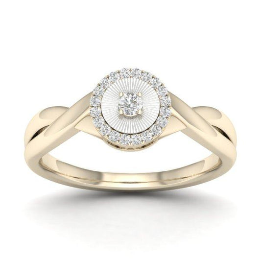 10K 0.12CT D-LADIES RINGS