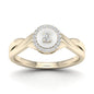 10K 0.12CT D-LADIES RINGS