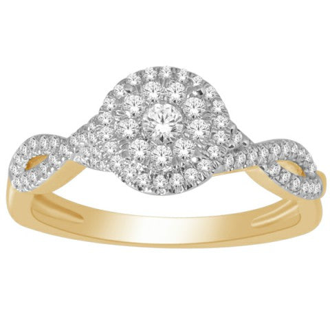 10K 0.46CT D-LADIES RINGS