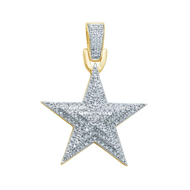 10KT 0.19-0.21CT D- CHARM" STAR"