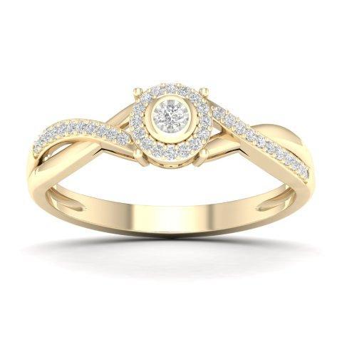 10K 0.10-0.11CT D-LADIES RINGS