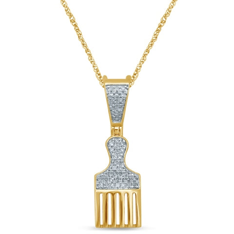 10KT 0.13- 0.14CT D- CHARM "COMB"