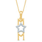 10K 0.07CT D-LADIES PENDANTS " MOM "