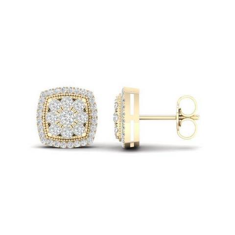 10K 0.20CT D-EARRING