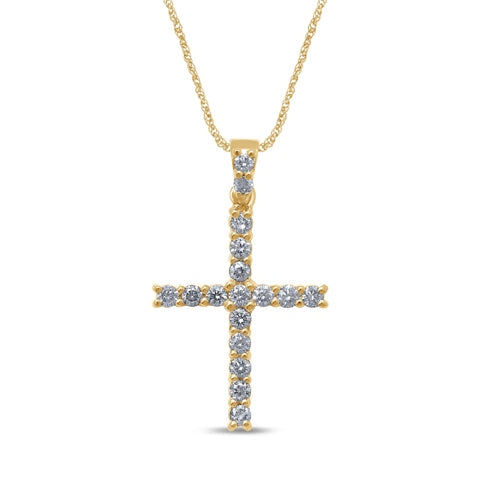 10K 0.46-0.52CT D-DARK CROSS