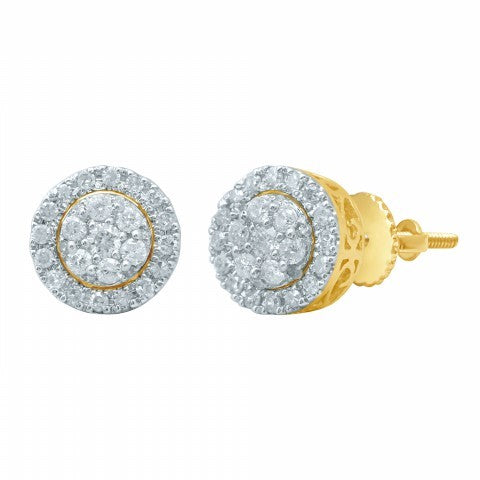 10K 0.47-0.54CT D-EARRINGS