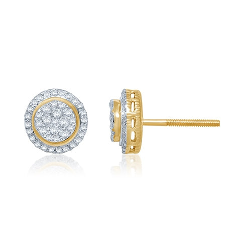 10K 0.30- 0.32CT D-EARRING