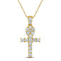 10KT 0.46-0.53CT D-CHARM "ANKH"