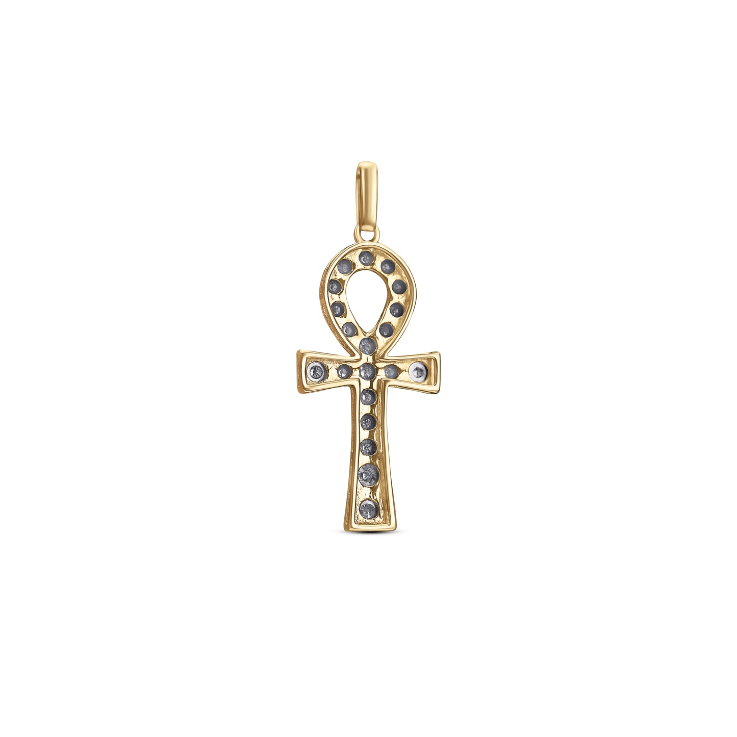 10KT 0.15-0.19CT D-CHARM "ANKH"