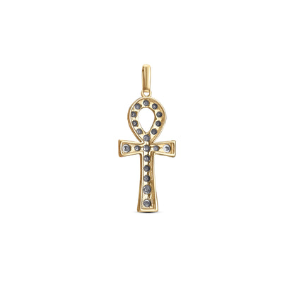 10KT 0.15-0.19CT D-CHARM "ANKH"