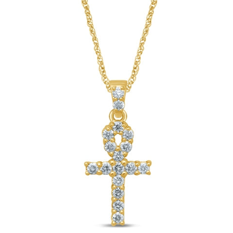 10K 0.24-0.27CT D-DARK CROSS