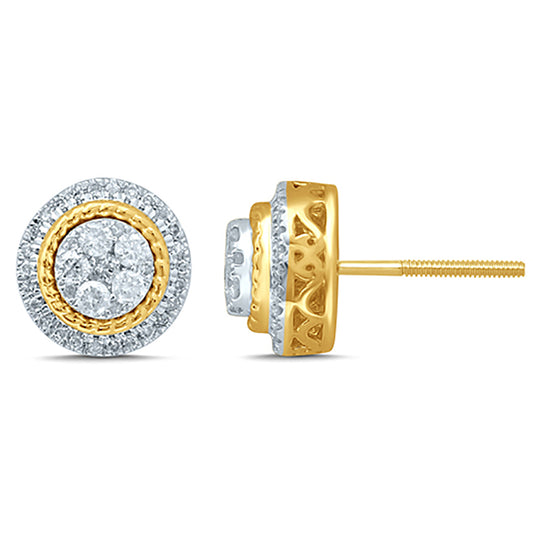 10K 0.38-0.44CT D-EARRINGS