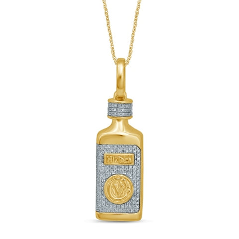 10K 0.38CT D-"HI-TECH" BOTTLE