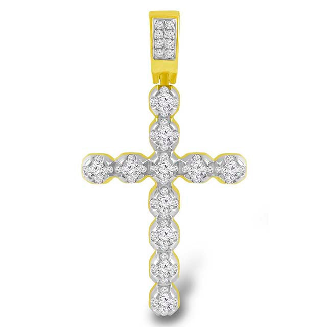 SPL PRICE 10KT 0.95-1.00CT D-CHARM "CROSS"