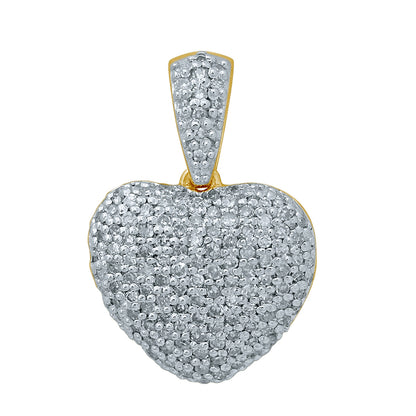 10K 0.31-0.38CT D-HEART CHARMS