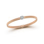 Flexible Bangle with Diamond Pave Square