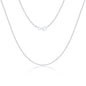 Sterling Silver 1.6mm Box Chain Anklet