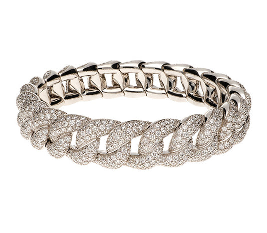 Diamond Link Stretch Bracelet