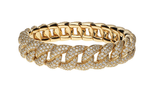 Diamond Link Stretch Bracelet