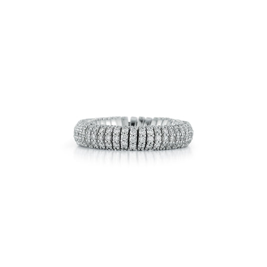 Thin Diamond Stretch Ring