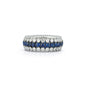 Giotto 8 Blue Sapphire and Diamond Stretch Ring