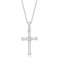 Sterling Silver Medium Cross Pendant