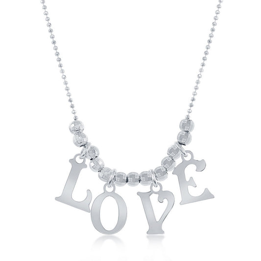 Sterling Silver "LOVE" Necklace