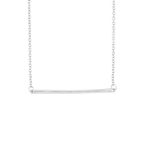 Sterling Silver Bar Necklace