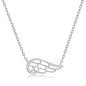 Sterling Silver Angel Wing Necklace