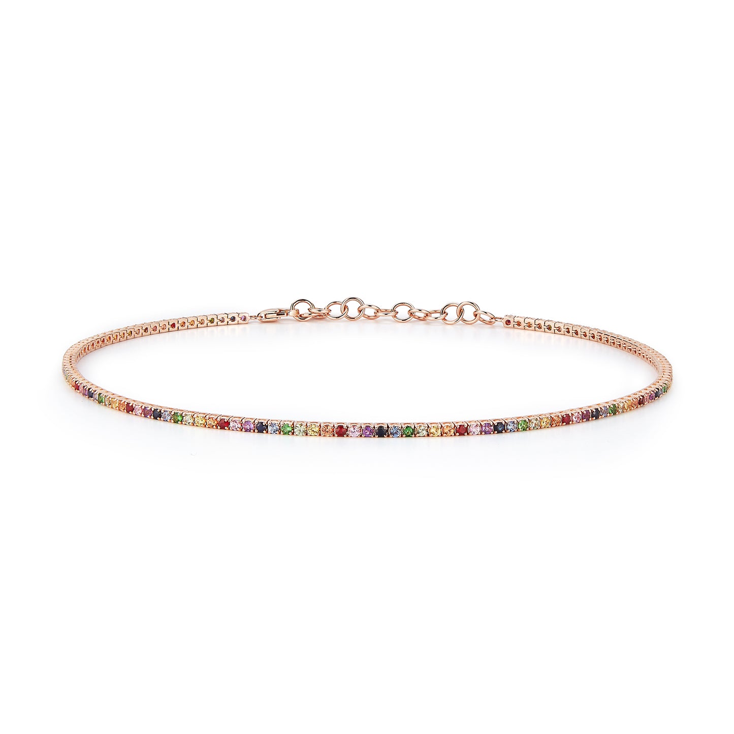 Rainbow Choker Necklace