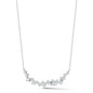 Scattered Diamonds Bar Necklace