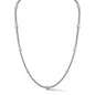 Alternating Multi Shape Tennis Necklace