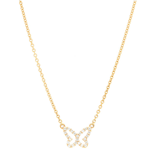 Diamond Butterfly Necklace