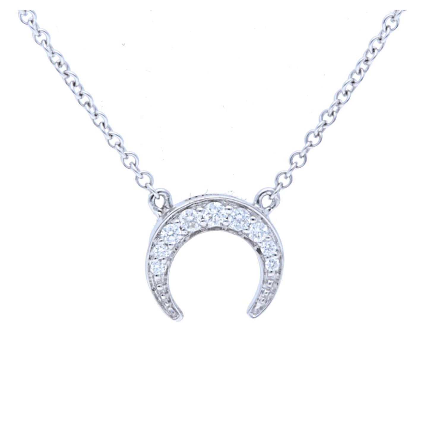 Pave Diamond Horse Necklace