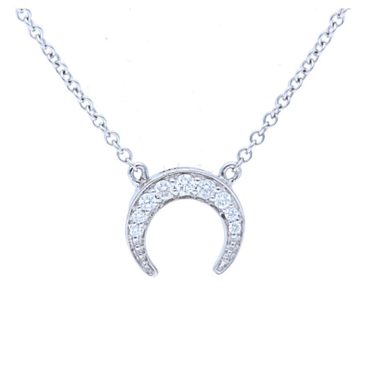 Pave Diamond Horse Necklace