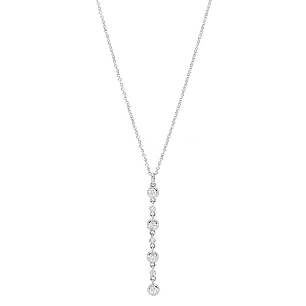 Diamonds by the Yard Drop Necklace